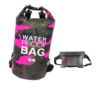Idefair Bolsa Seca Impermeable, Mochila Seca Flotante Bolsa de Playa Saco seco liviano para la Playa, Paseos en Bote, Pesca, Kayak, natación, Rafting, Camping 5L 10L 15L 20L 30L