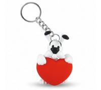 Idefix - Llavero con corazón rojo