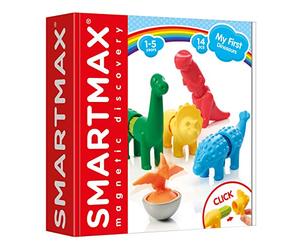 Idel SmartGames- My First Dinosaurs, Juguetes Niños 1 Año O Más, Dinosaurios Juguetes, Juegos Educativos para Niños, Juguetes Bebe, Regalos para Bebes, 14 Piezas.