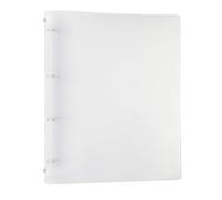 Idena 10041 - Carpeta de anillas A4, 4 anillas, de PP/plástico, transparente, 1 unidad