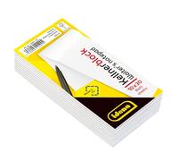 Idena 10499 - Juego de 10 blocs de camarero, 7 x 14,8 cm, 30 hojas cada uno, en blanco