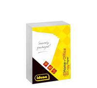 Idena 10547 - Papel de copia DIN A5, 500 hojas, color blanco, calidad de papel 80 g/m², ideal para uso diario, impresión, copia y faxes, adecuado para láser e tinta
