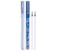 Idena 11372 - Bolígrafos metálicos, 2 unidades, incl. 2 recambios, color de escritura negro, aptos para la oficina, la escuela y el hogar