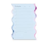 Idena 11380 - Bloc de notas agenda semanal, formato 14 × 20 cm, bloc con 52 hojas, papel de 100 g/m², 1 semana por página