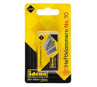 Idena 12094 - Grapas, nº 10, 2 x 1.000 piezas, galvanizadas