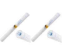 Idena 20169 - Funda de libro autoadhesiva transparente, 1 rollo 10 m x 45 cm, cubierta de libro de plástico (Paquete de 2)