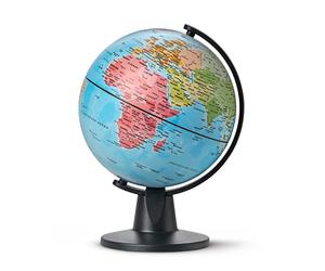 Idena 22068 - Globo terráqueo con mapa político, aprox. 11 cm de diámetro, ideal para la escuela -Version Alemana