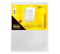 Idena 376006 - Bolsillo de visualización DIN A4, granulado, a prueba de documentos, espesor de la película 90µ, 10 piezas