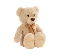 Idena 40255-Osito Lazo Dorado, Peluche para bebés y niños, Aprox, Color Beige, 38 cm Berlin 40255