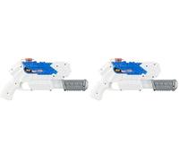 Idena 40426 - Idena Micro-Splash Water Blaster, Pistola de Agua para niños, con función de Bomba, Aprox. 28 cm de Altura, Blanco, Ideal para Las Vacaciones, en la Playa o en la Piscina
