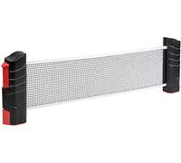 Idena 40461 - Red de ping-pong extensible para montarla fácilmente en los tableros de las mesas, ideal para ir de viaje, de vacaciones o en el jardín