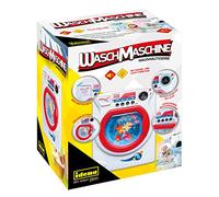 Idena 40469 - Lavadora para Niños con Efectos de Luz y Sonido, Cargador Frontal con 4 Programas y Tambor de Lavado Giratorio, Juguete para El Aprendizaje de Habilidades Prácticas.