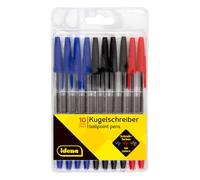 Idena 500234 - Bolígrafo, 10 piezas, colores de escritura surtidos
