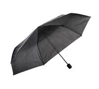 Idena 50107 - Paraguas de bolsillo en negro con un diámetro de 100 cm, paraguas con apertura manual, incl. funda de paraguas, aprox. 24,5 x 5 cm