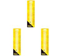 Idena 602052 - Regla de plástico, 16 cm de longitud, transparente, 1 pieza (Paquete de 3)