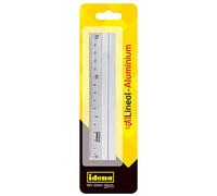 Idena 602121 - Regla de aluminio, 15 cm, plata, 1 ud.