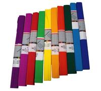 Idena 617003 - Papel rizado (50 x 250 cm, 10 unidades), varios colores
