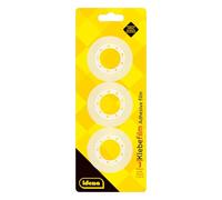 Idena 631053 - Lámina adhesiva 3 piezas, 19 mm x 33 m, transparente