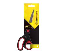 Idena 642074 - Tijeras blandas 8, 20,3 cm, rojo/negro, 1 ud.