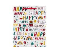 Idena Bolsa de regalo Happy Birthday 18 x 23 x 8 cm (1 pieza)