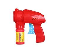 Idena-Pistola de pompas de jabón, Color Rojo, Incluye solución de Burbujas de 53 ml, Berlin 40020