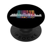 Identidad Código de Barras Maracaibo Venezuela Raíces Maracucho PopSockets PopGrip Adhesivo
