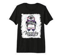 Identidad de Bandera de fluidos de género Camiseta Premium
