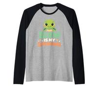 Identidad de crianza Suave Humor Infantil Lento Familia Consciente Camiseta Manga Raglan
