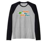 Identidad de crianza Suave Humor Infantil Lento Familia Consciente Camiseta Manga Raglan