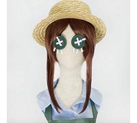 Identidad del juego V Pelucas de cosplay Jardinero Emma Woods Peluca de cosplay Pelucas sintéticas resistentes al calor Pelucas de fiesta de carnaval de Halloween 1 Peluca de pelo liso