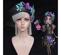 Identidad del juego V Pelucas de Cosplay Perfumista Vera Nair Peluca de Cosplay Peluca Sintética Resistente al Calor Fiesta de Carnaval de Halloween Mujeres Cabello