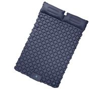 Identidad Inflado Doble Mochilero Almohadilla para dormir Resaltado Construido en ventilador de pie para inflación rápida de 3 momentos Segunda deflación adicional Sustancia impermeable permanente