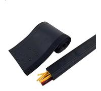 Identificación de Nylon Negra el 1M 3M los 5M de la Manga 15-100m m de la gestión de Cables del Gancho y del Lazo del PVC(3meters,ID 20mm)