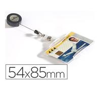 Identificador Con Cordon Extensible Durable Uso Vertical/Horizontal 54X85 Mm
