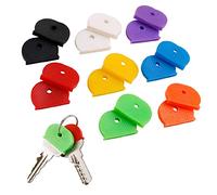 Identificador de llave de silicona Colores surtidos Tapa de llave Tapa de llave Tapas de color de llave Tapas de llave flexibles Llaves de puerta fáciles de identificar (32 PCS (8 colores))