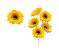 Identificador de señalización de fieltro decorativo transpirable con base de alambre de hierro flexible, adecuado para marcadores de patio, identificadores de plantas de jardín