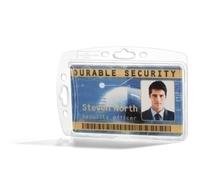 Identificador durable rigido para 1 tarjeta de identificacion o pase d