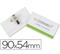 Identificador Q-Connect con Resorte Kf-01567 54X90 mm