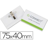 Identificador Q-Connect con Resorte Kf-01568 40X75 mm