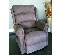 Identités Sillón elevador Confort 1 Motor Microfibra Gris