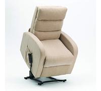 Identités - Sillón elevador Jade 2 motores de tela, color beige