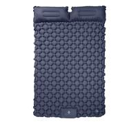 Identity Inflating Double Backpacking Slumbering Pad resaltado reposapiés para inflar rápidamente en tres momentos. Segunda deflación adicional. Sustancia impermeable permanente para la caza salvaje