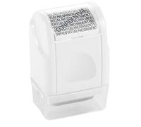 Identity Protection Roller Stamps | Reliable Long-Lasting Safety | Effortless Security Stamp Identity Protection Roller | For Mail Tax Receipts Home Office Deposit Slip Paper