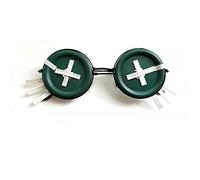 Identity V Cosplay Pelucas Jardinero Emma Woods Cosplay Peluca Gafas Sombrero Halloween Carnaval Fiesta Pelucas Cos Prop Talla única Verde glassess