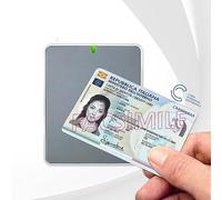 Identiv uTrust 3700F Lector electrónico de Tarjetas de identificación CIE 3.0 para Acceder a INPS, INAIL, Agencia de Entrada y sitios de P.A. Leer Tarjetas NFC y RFID, Tag NFC, Mifare y Desfire