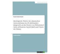 Ideologische Motive des islamischen Antisemitismus im 20. Jahrhundert dargestellt an den Texten von Mohammed Am¿n al-Husseini, Sayyid Qutb und Charta der Hamas