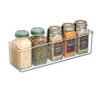 iDesign, AFFIXX, Organizador para cocina con sistema adhesivo de pelar y pegar, fuerte agarre, se elimina por completo, sin dañar las superficies, : 475 lbs., Claro