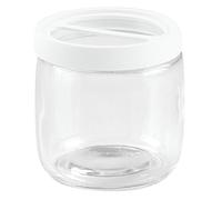 iDesign, Ariana, Porta cepillos de dientes, de vidrio, Claro/Blanco mate