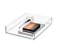 iDesign cajones, tocador colección Exclusiva de Sarah Tanno, Organizador de Maquillaje combinable Fabricado en plástico, Transparente, 20,3 x 30,5 x 5 cm