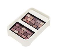 iDesign Eco Tray cajones, Bandeja Compartimentos de plástico Reciclado sin BPA, Organizador de Maquillaje, Blanco, 6,4 x 19,2 x 28,1 cm